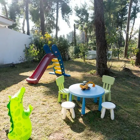 Aurora In Sani With Garden And Pool Willa *