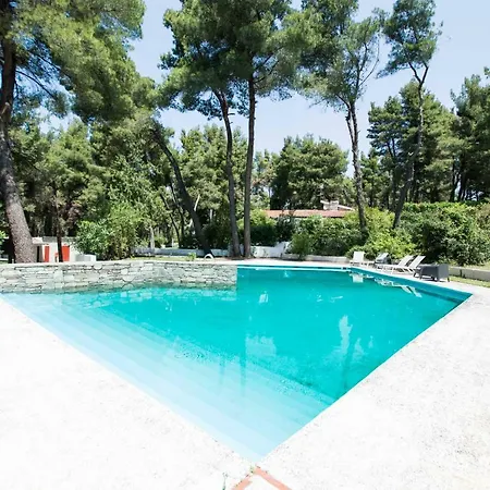 Aurora In Sani With Garden And Pool Villa *