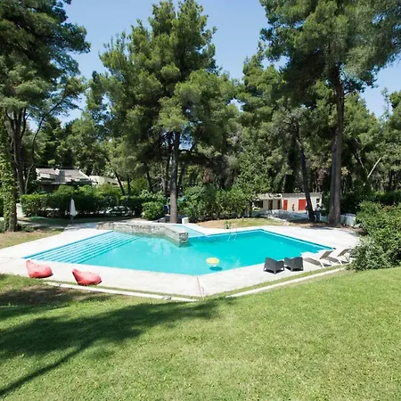 Villa Aurora In Sani With Garden And Pool *
