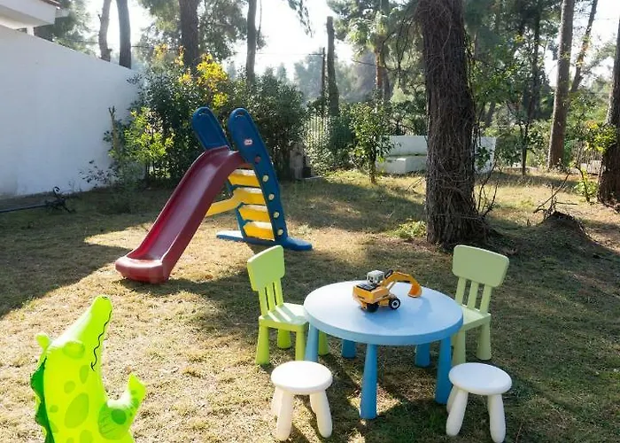 Aurora In Sani With Garden And Pool Villa *