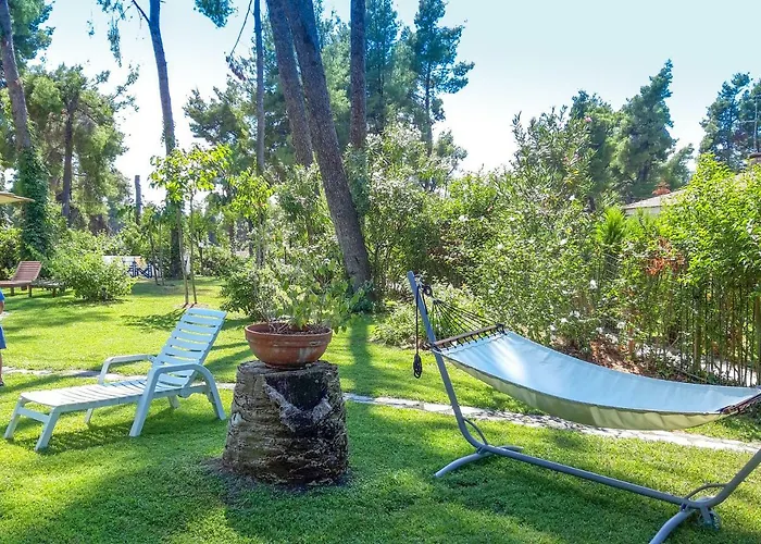 Aurora In Sani With Garden And Pool Villa